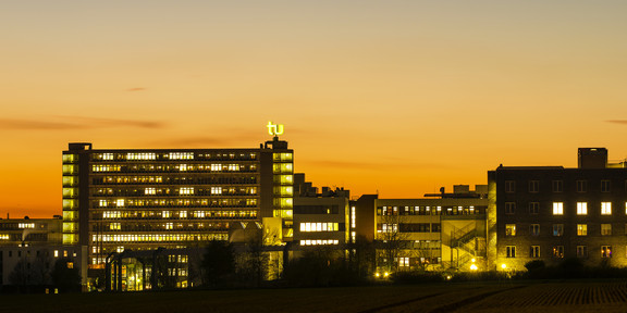 North Campus at sunset